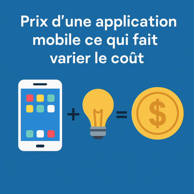 Image d'une idée d'application qui coute de l'argent
