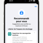 Téléphone sans place iCloud