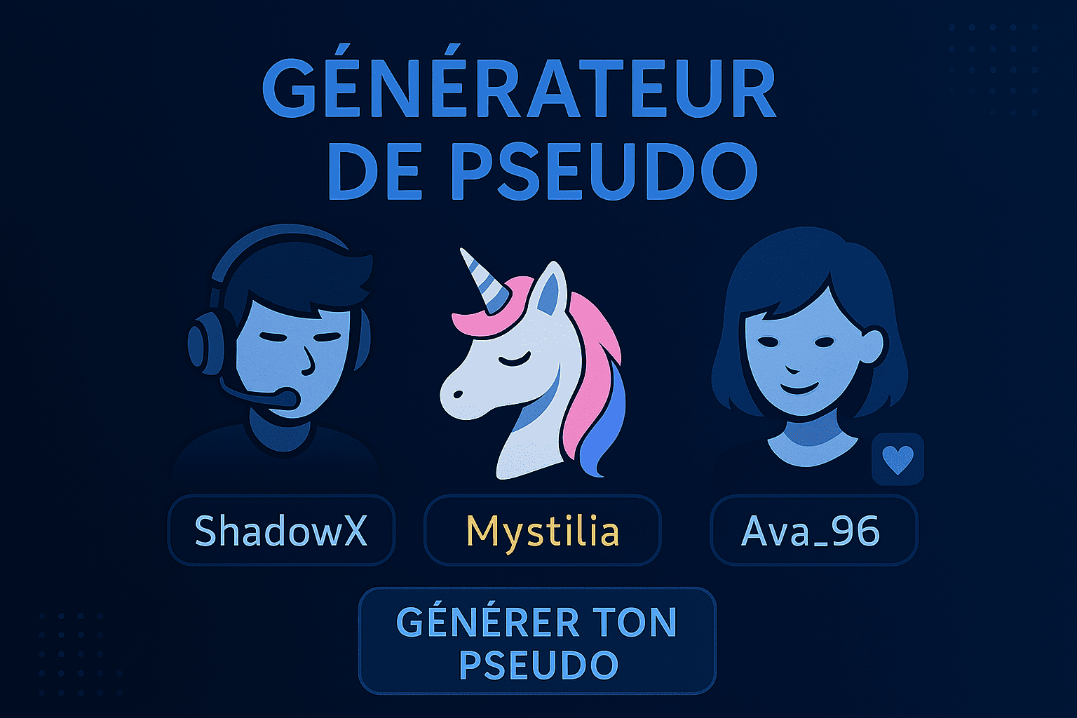 Comment Faire Un Debut De Video Avec Son Pseudo Générateur de pseudo pour jeux et réseaux – Gratuit et rapide