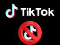 Image montrant le logo de tiktok barré